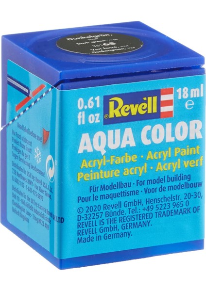 - Su Bazlı Maket Boyası Koyu Yeşil Mat Raf 18 ml (36168)