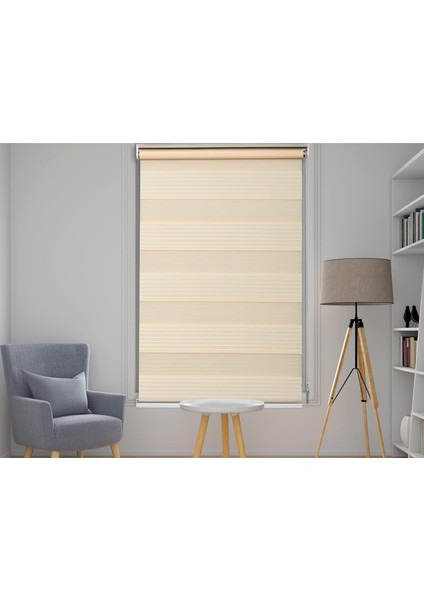 Plise Zebra Stor Perde Black Shades 10824-26