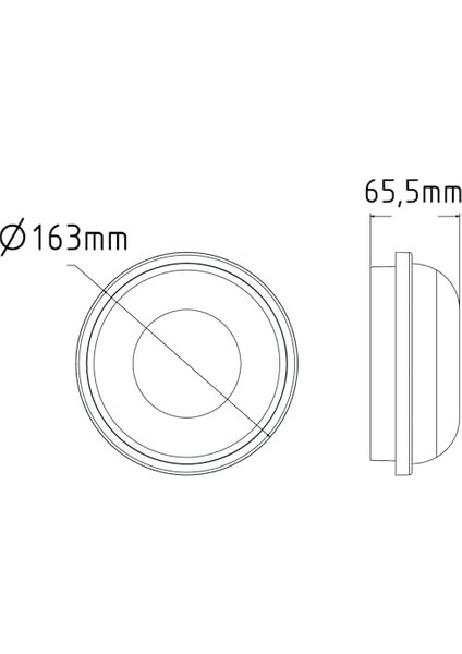 Artos Beyaz LED Nem Su Geçirmez Banyo Bahçe Balkon Tavan Duvar Lambası Beyaz Işık 6500K IP65 Dış Mekan Kullanıma Uygun modelleri