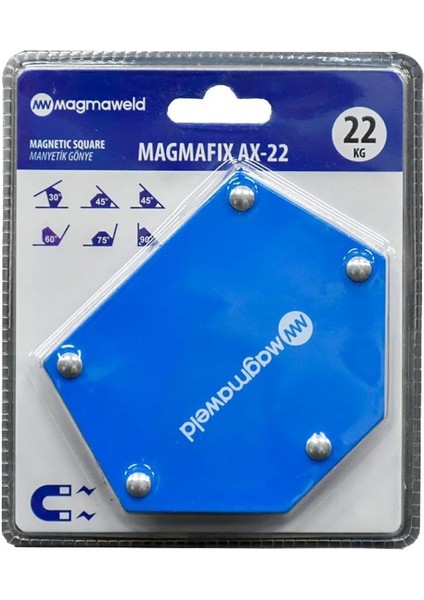 Magmafix Ax-22 Manyetik Kaynak Gönyesi, 22 kg
