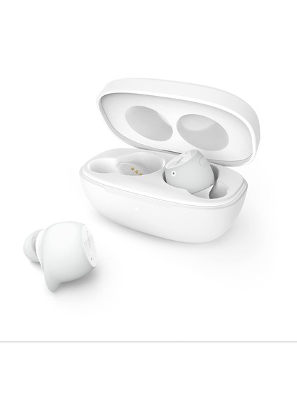 Soundform Immerse, Hibrit Anc Özellikli Kablosuz Kulaklık, Kablosuz Şarj, Ipx5 Tere ve Suya Dayanıklı, Beyaz