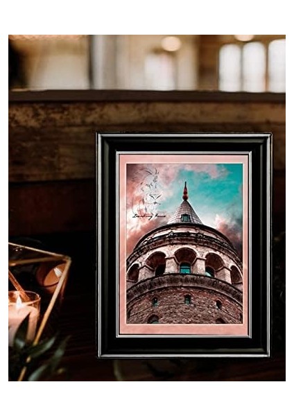 6 x 8-15 x 21 cm Siyahgumus-Fotoğraf Çerçevesi