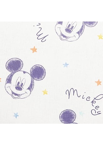 Mickey Mouse Cool Karakter BASKILI Pamuk Nevresim Takımı, Çok Renkli, Bebek (Nevresim: 100 x 150 cm /ÇARŞAF:120 x 180 cm / 2 Adet Standart Yastık Kılıfı: 35 x 45 cm ) fiyatları