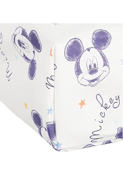 Mickey Mouse Cool Karakter BASKILI Pamuk Nevresim Takımı, Çok Renkli, Bebek (Nevresim: 100 x 150 cm /ÇARŞAF:120 x 180 cm / 2 Adet Standart Yastık Kılıfı: 35 x 45 cm ) modelleri