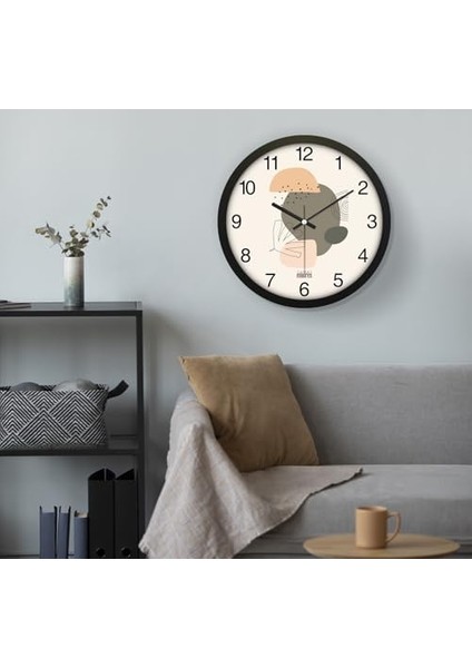 30 cm Gerçek Cam Sessiz Mekanizma Duvar Saati modelleri