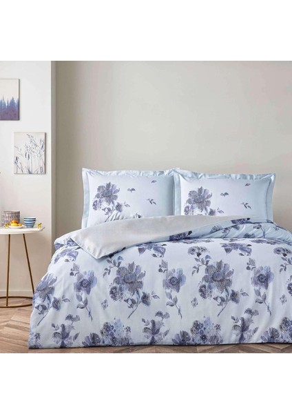 Pamuk Hennıe Nevresim Takımı Lacivert Çift Kişilik