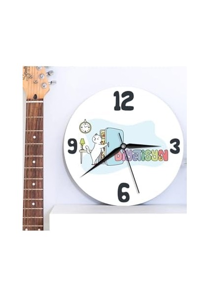 Diyetisyenlere Özel Ahşap Duvar Saati fiyatları