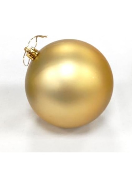 Yılbaşı Topu 6'lı Paket Gold 8 cm . modelleri