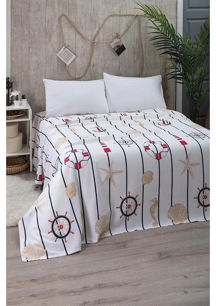 Marine Tek Kişilik Pike Yatak Örtüsü 170 x 230