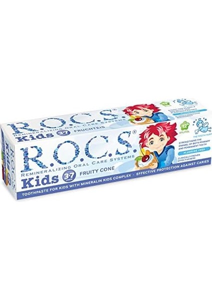 Kids 3-7 Yaş Florürsüz Diş Macunu Meyve Külahı Tadında (1 x 45 G) modelleri