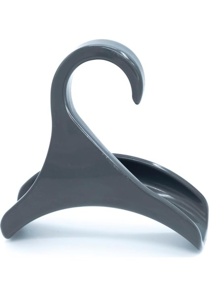 Walzen Çanta Askısı Şal Askılığı Dolap İçi Organizer Askılık Antrasit Renk 5 Adet