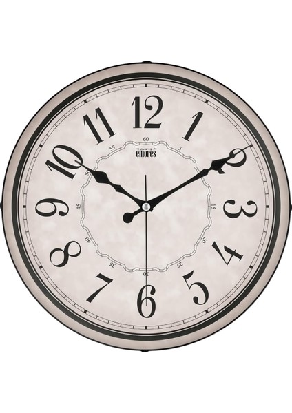 36 cm Dekoratif Gerçek Cam Bombe Sessiz Mekanizma Duvar Saati