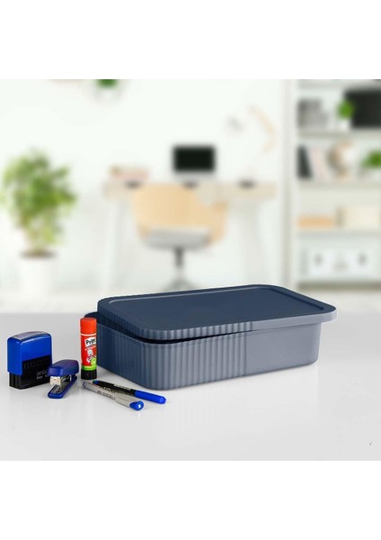 6 L Kapaklı Ince-Geniş Kutu