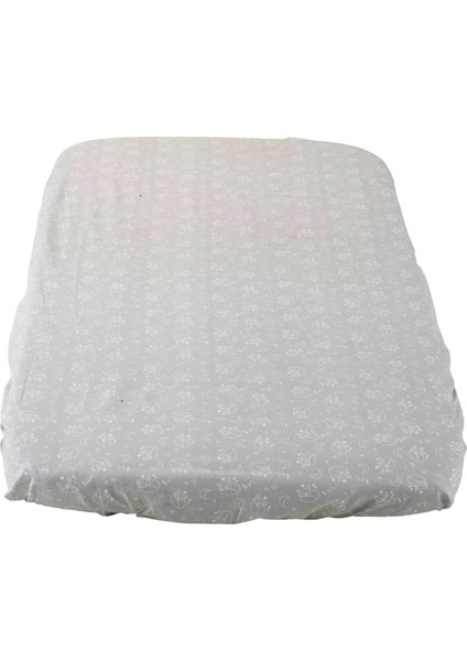 Beşik Çarşaf Seti (Gri, 2'li)