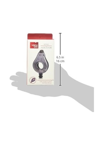 Vin 1854660 Weinbeluefter Wine Aerator, Gri fiyatları