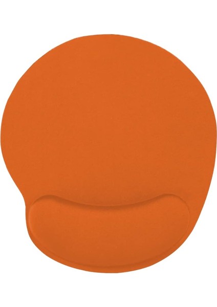 Deer Siyah Bilek Destekli Mouse Pad,ergonomik Kaymaz Taban,oyun ve Ofis Için Fare Altlığı,suya Dayanıklı (Turuncu)