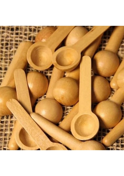 Ahşap Mini Kaşık Seti, Baharat Ölçü Kaşığı, 6 Parça Kaliteli, Ithal (3 Büyük, 3 Küçük) fiyatları