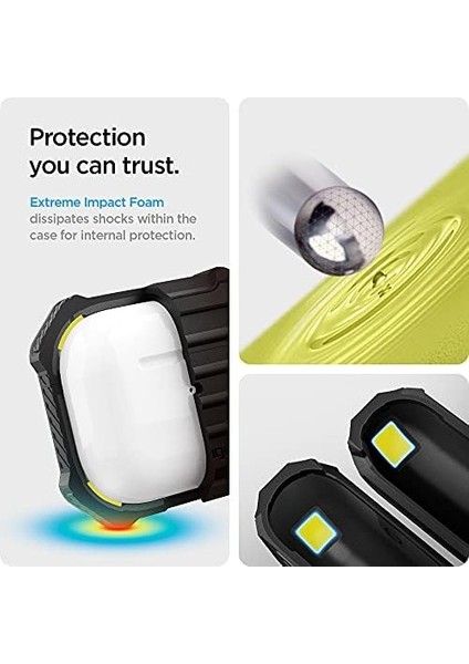 Airpods (3. Nesil) Kılıf Tough Armor Black - ASD01987