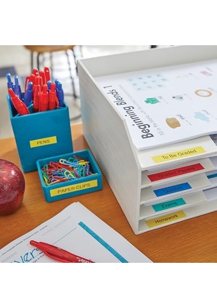 S0721620, Letratag Plastik Şerit (12 mm x 4 Mt), Sarı (59423) fiyatları