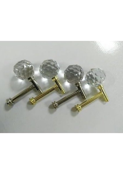 Gümüş Gri Rengi Kristal Başlıklı Metal Renso Gümüş Gri BYZT207