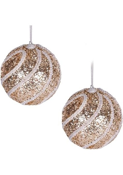 Topu Pullu Beyaz Simli Dantel Şeritli 2'li Paket 9 cm . fiyatları