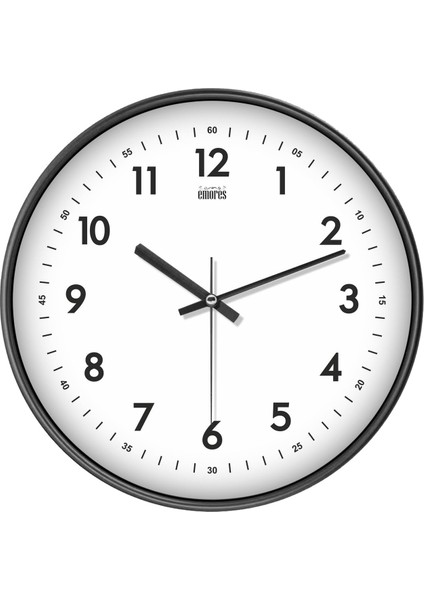 30 cm Akar Saniye Sessiz Mekanizma Duvar Saati