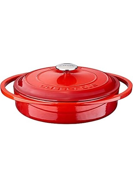 Metal Heritage Serisi - Çok Amaçlı Tencere, Yuvarlak, 28 Cm, Kırmızı modelleri