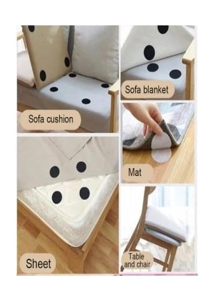 Trend 10 Adet Halı Kilim Minder Nevresim Örtü Kaydırmaz Cırt Bant Seti Yapışkanlı Halı Kaydırmaz fiyatları