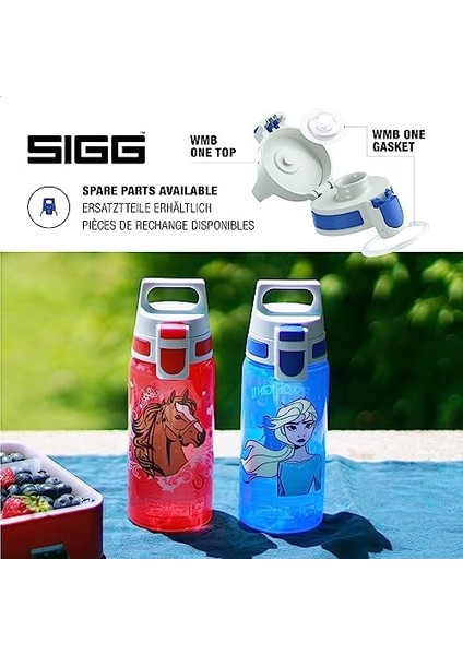 - Viva One Buz Kraliçesi Elsa Içecek Şişesi, Sızdırmaz, Bulaşık Makinesinde Yıkanabilir, Bpa Içermez, Spor, Mavi, 0,5 L