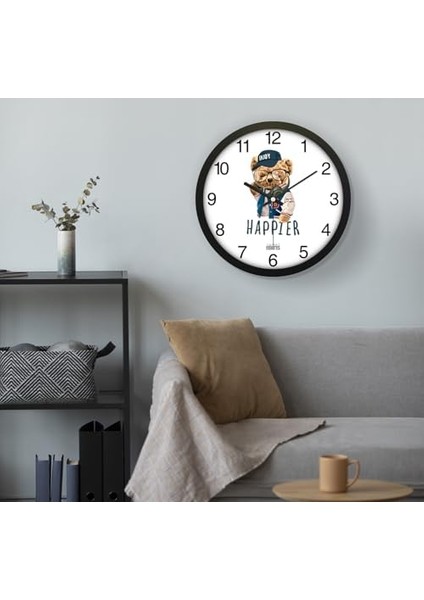 30 cm Gerçek Cam Sessiz Mekanizma Duvar Saati fiyatları