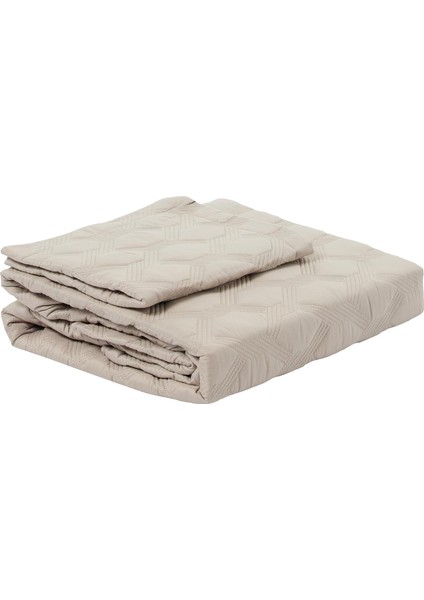 Marissa KAPITONELI Polyester Yatak Örtüsü Seti, Gri, Tek Kişilik (Nakışlı Yatak Örtüsü: 230 x 160 cm /nakışlı Yastık Kılıfı: 50 x 70)