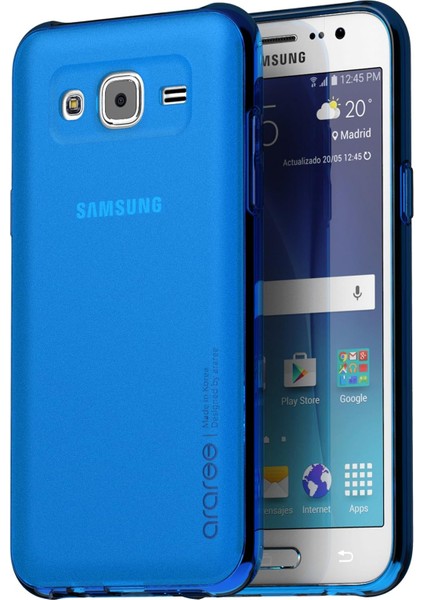 Samsung Galaxy J2 Şeffaf Yumuşak Tpu Fall Cilt Cover