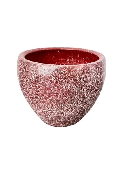 Tasarımı Ev Dekorasyon Bordo Granit Toprak Saksı Saksılık Salon Çiçeklik - 15 cm modelleri