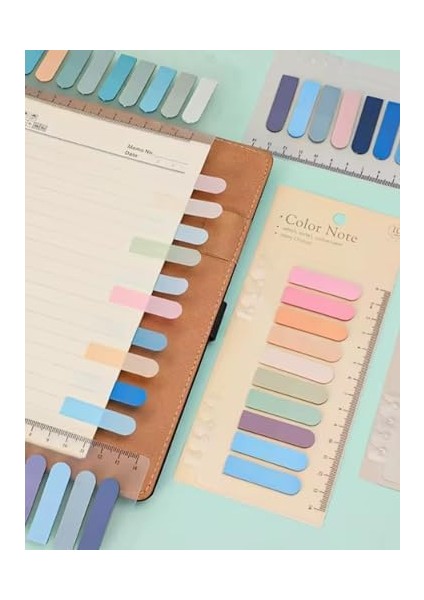 Şeffaf Renkli Yapışkanlı Not Kağıdı Oval Etiket (Altın Çağ) modelleri