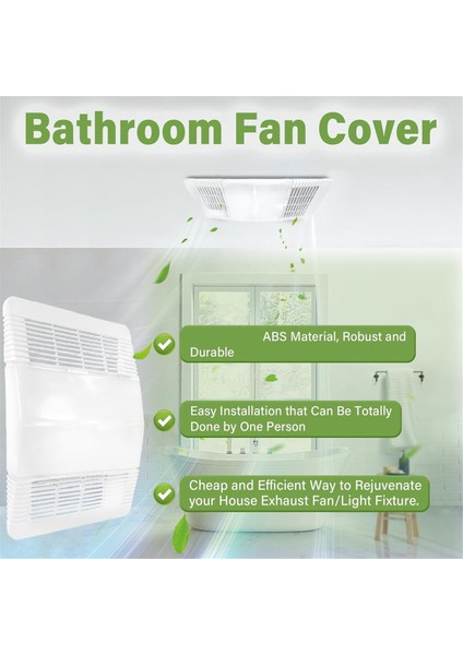 85315000 Yedek Havalandırma Fanı Izgarası Lens 763RL 769RL Banyo Havalandırma Egzoz Kapağı (Yurt Dışından) modelleri