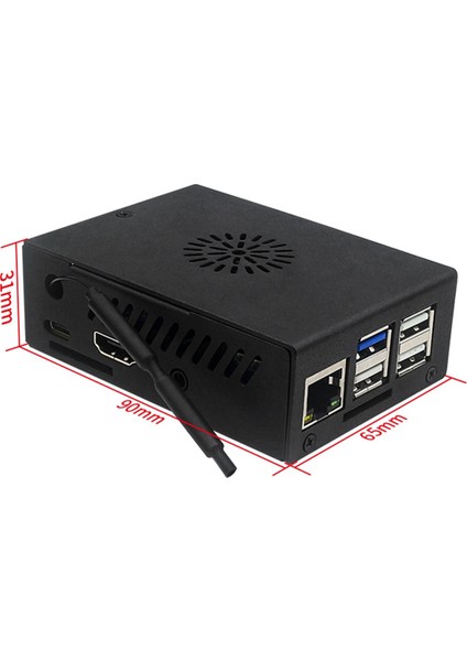 3b Kasa Için, Fan ve Soğutuculu Metal Kabuk, 2gb / 4gb 8gb (Antenli) (Yurt Dışından) modelleri