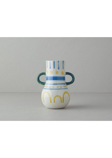 Home Valencia Stoneware Vazo Multicolor