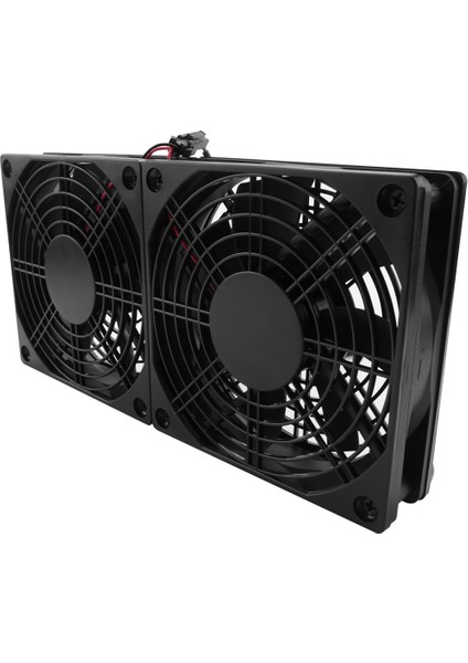 120MM 5V USB Powered Pc Router Çift Fanlar Modem Alıcısı Için Yüksek Hava Akımı Soğutma Fanı (Yurt Dışından)