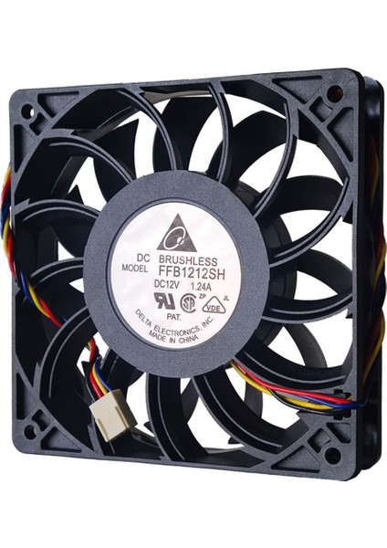 120MM 12CM Yüksek Hızlı Soğutma Fanı FFB1212SH 12025 12V 1.24A 4-Pin Sunucu Invertör Kutusu Eksenel Soğutucu Endüstriyel Fanlar (Yurt Dışından)