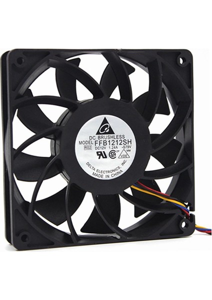 120MM 12CM Yüksek Hızlı Soğutma Fanı FFB1212SH 12025 12V 1.24A 4-Pin Sunucu Invertör Kutusu Eksenel Soğutucu Endüstriyel Fanlar (Yurt Dışından)