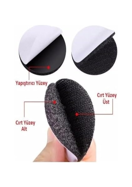 Concept Halı Kilim Nevresim Örtü Kaydırmaz Minder Cırt Bant Seti Yapışkanlı Halı Kaydırmaz 10 Adet