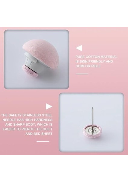 Yorgan Sabitleyici, Mantar Şekilli Aşınmaya Dayanıklı Yorgan Klipsi 4 Adet fiyatları