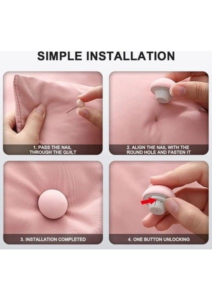 Yorgan Sabitleyici, Mantar Şekilli Aşınmaya Dayanıklı Yorgan Klipsi 4 Adet modelleri