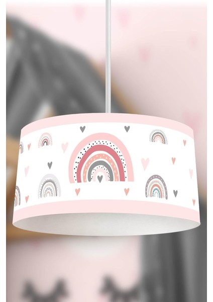 Pastel Gökkuşağı Çocuk Sarkıt Avize