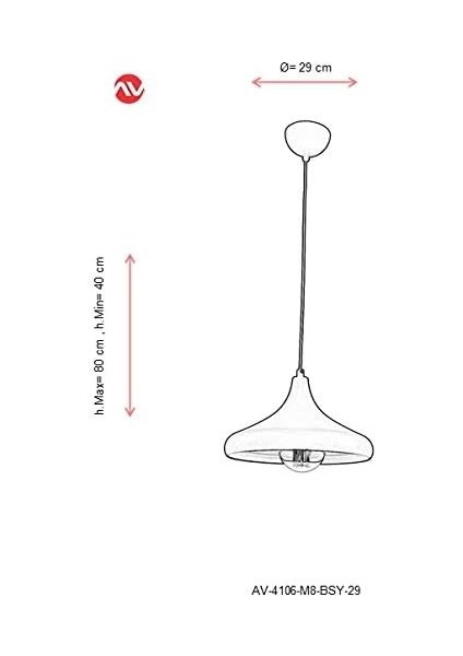 4106 Modern Avize, 60 W, Siyah fiyatları