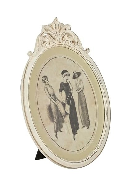 Insan Figürlü Beyaz Çerçeve Tablo, 42X30 fiyatları