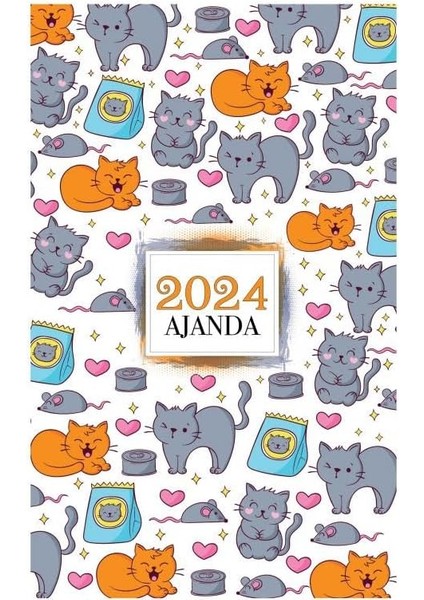 Kelebek 2024 Ajanda - Oyuncu Patiler, 8683672858791, Çok Renkli