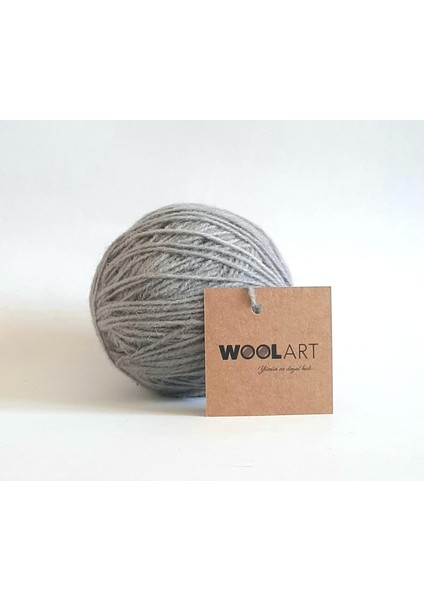 Iplik WOOLART Yün Örgü ve Dokuma Ipliği (Gri)