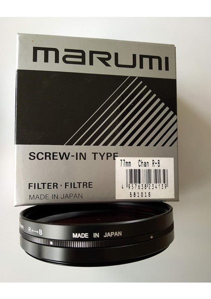 Değiştirilebilir R-B ( Kırmızı - Yeşil ) 77MM Renk Efekti Filtresi