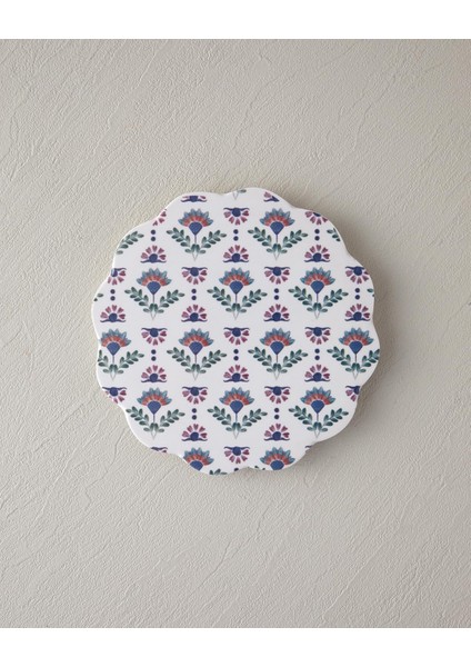 Home Carnival Time Melamin Nihale 16 cm Mavi-Beyaz